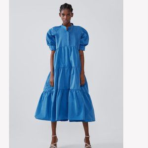 Zara Blogger Fav Blue XS Dress